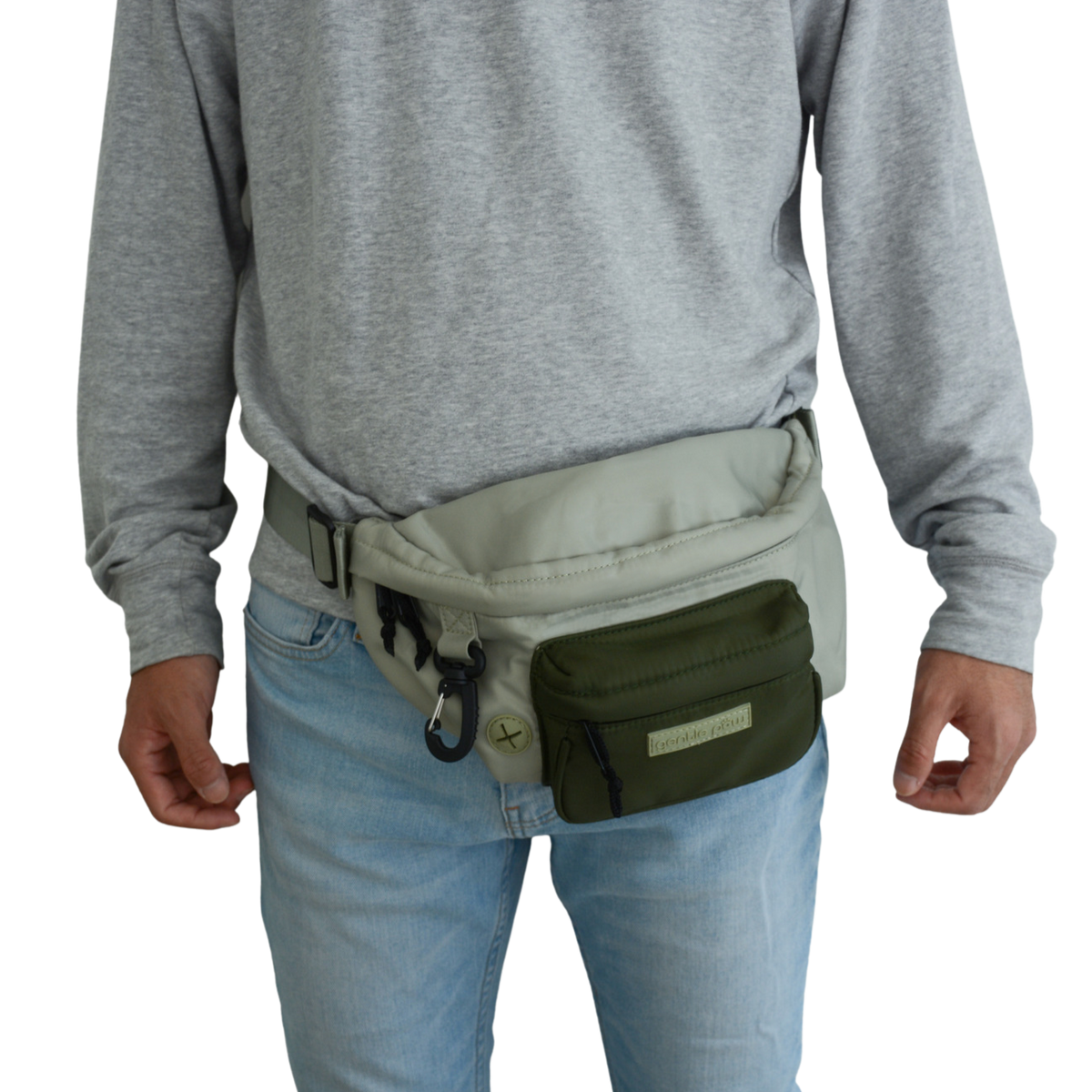 Gentle Paw Expedition Dog Walking Fanny Pack Sage Green